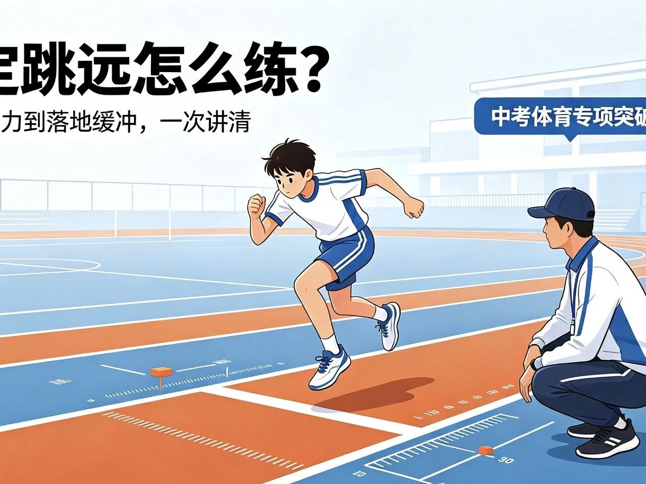 立定跳远怎么练？中考体育提分重点看3点