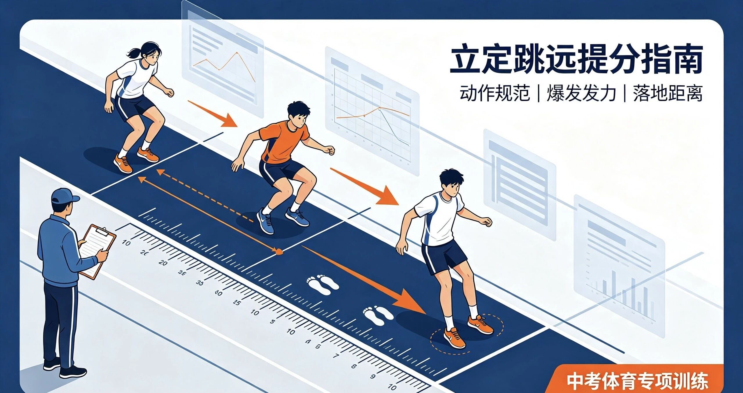 立定跳远怎么练？中考体育提分重点看3点
