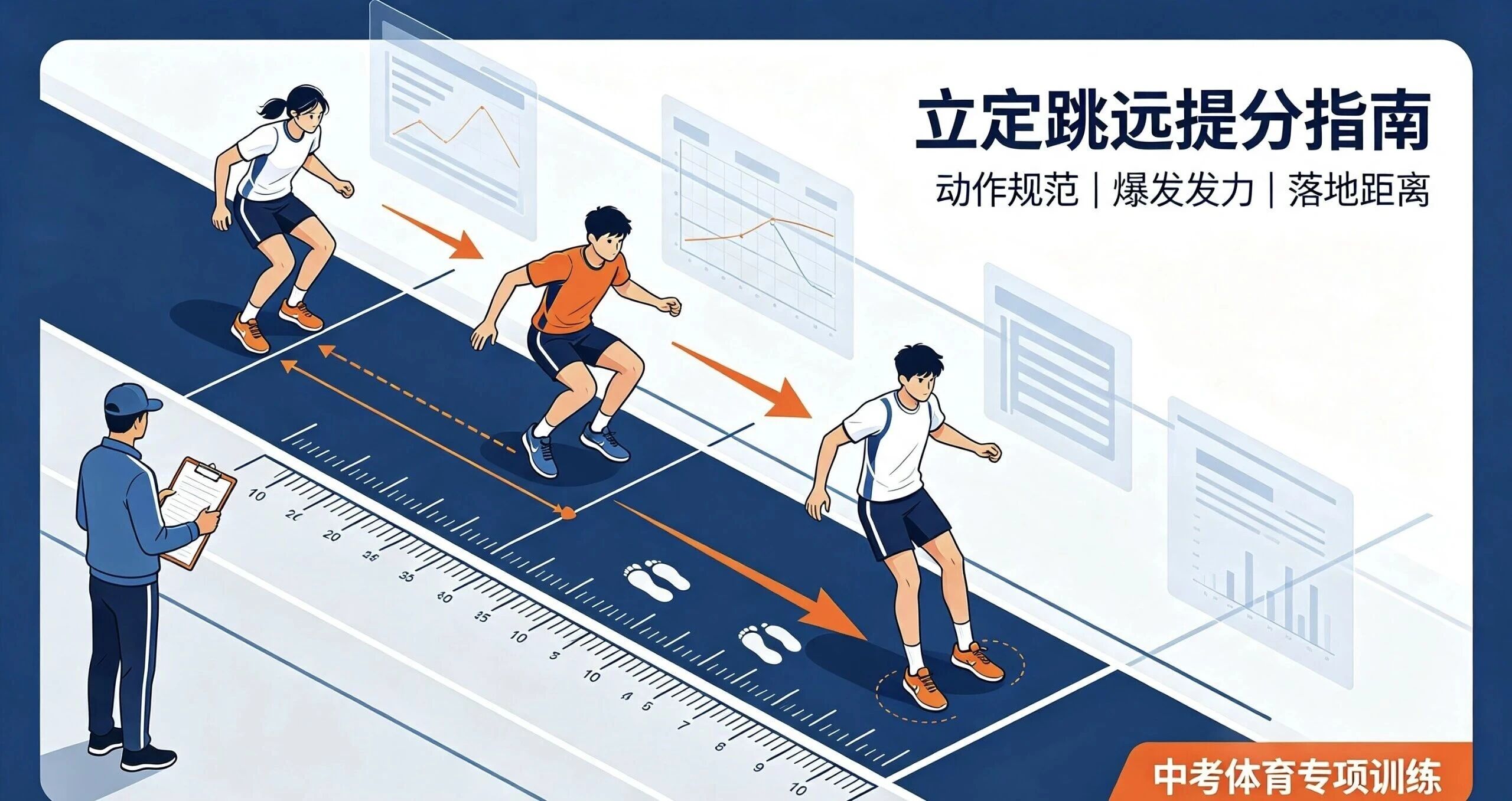 立定跳远怎么练？中考体育提分重点看3点